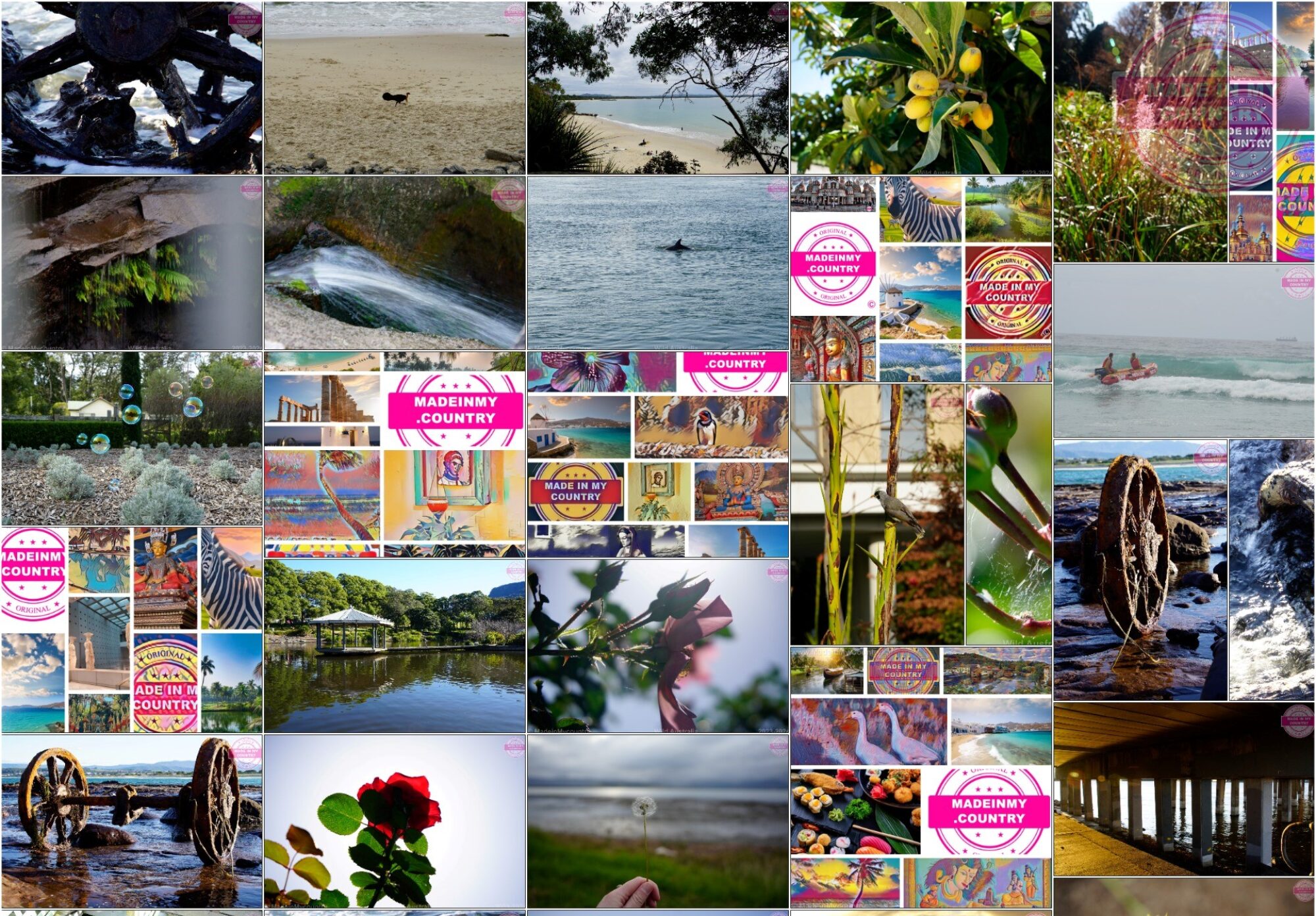 Made in Australia! MadeinMycountry is a global platform that celebrates and supports local history, culture, art and nature conservation efforts.